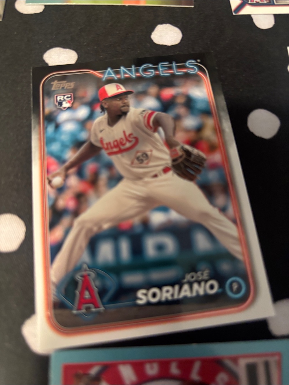 MLB Los Angeles Angels Baseball Card - Red Team Design - Picture 6 of 11